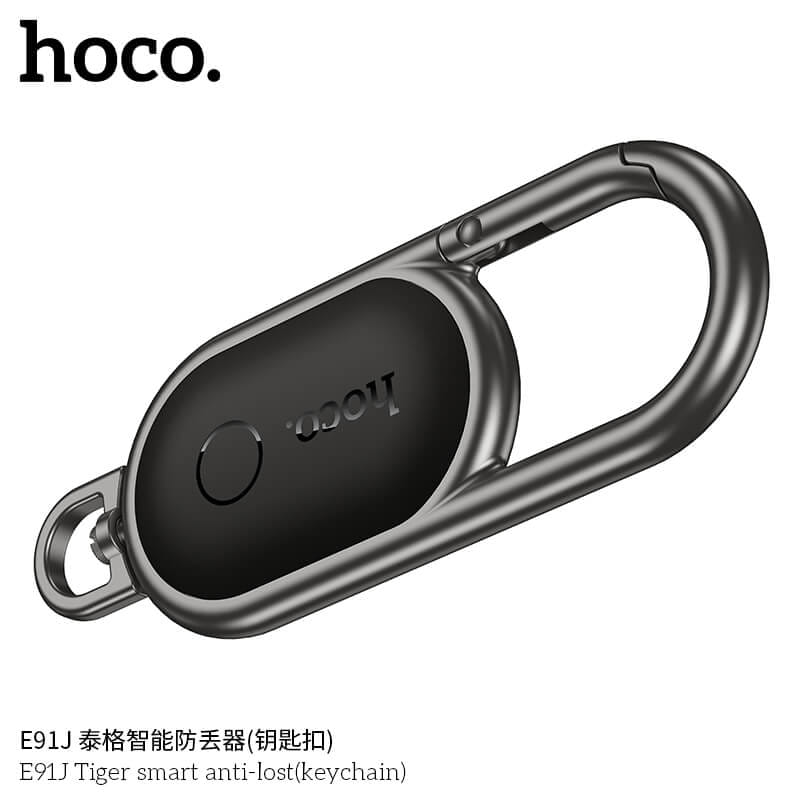 อุปกรณ์ติดตามจีพีเอส HOCO E91J สีดำ รูปแบบพวงกุญแจ สำหรับ รองรับ APPLE FIND MY_5